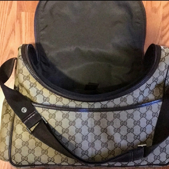 Gucci Beige and Brown Baby Bag